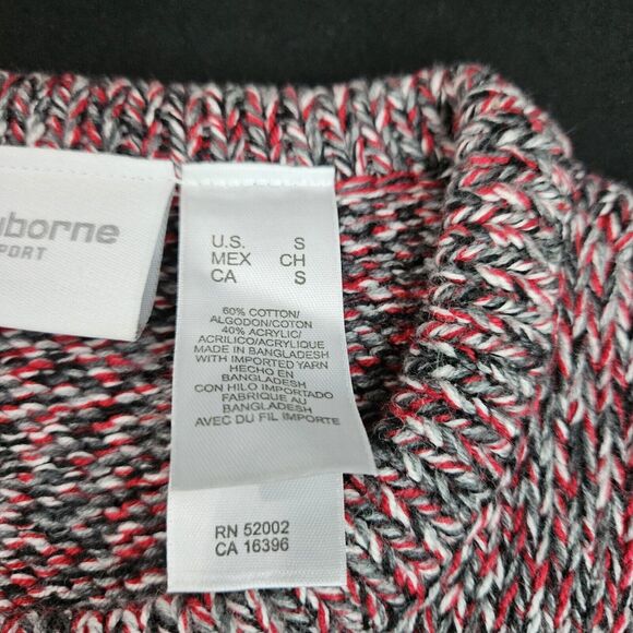 Liz Claiborne Womens Sweater Multi-Color Size Small Cotton Blend Button-up - Picture 7 of 12